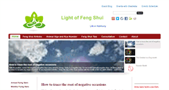 Desktop Screenshot of lightoffengshui.com
