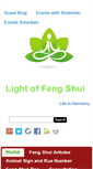 Mobile Screenshot of lightoffengshui.com
